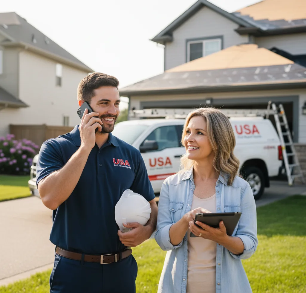 USA Roof Repair Experts customer support in Groveton